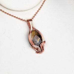 Yellow Pietersite Minimalists Pendant