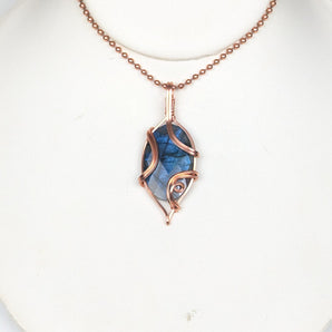 Rose Cut Labradorite Simple Pendant