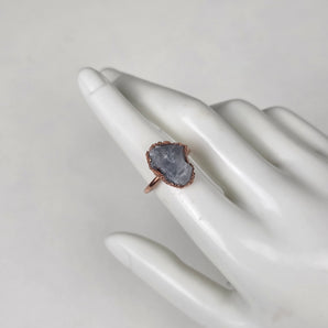 Celestite Raw Alchemy Ring