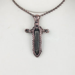 Pyrite Sword Pendant