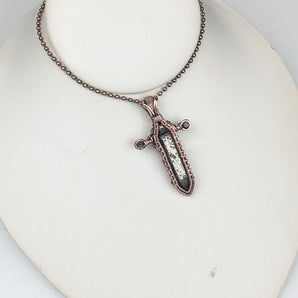 Pyrite Sword Pendant