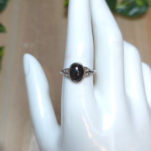 Garden Quartz Stainless steel Adjustable Ring