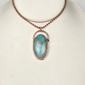 Amazonite Halo alchemy Pendant