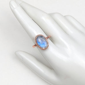 Rainbow Moonstone Alchemy Ring