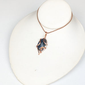 Rose Cut Labradorite Simple Pendant