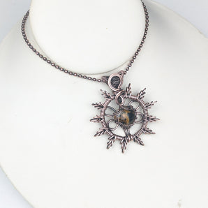 Yellow Pietersite Sun Soul Pendant