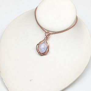 Rainbow Moonstone Flow Pendant