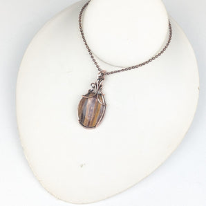 Mookaite Copper Pendant