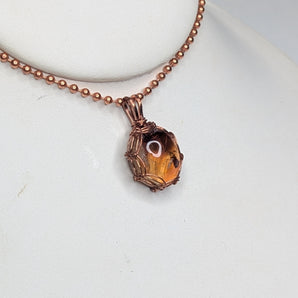 Citrine Viking Knit Pendant