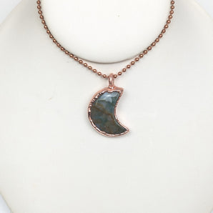 Indian Agate Moon Alchemy pendant