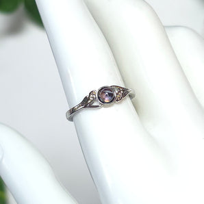 Labradorite Stainless Steel Adjustable Ring