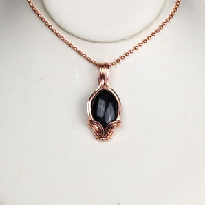 Black Agate Minimalists Pendant