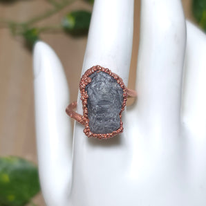 Celestite Point Raw Alchemy Ring