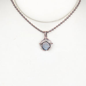 Rainbow Moonstone Mini Facet Pendant