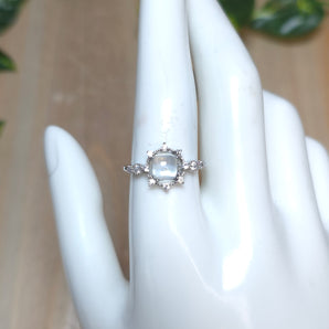 Quartz Stainless steel Adjustable Ring