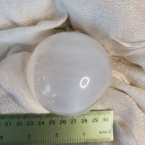Selenite sphere