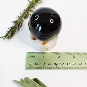 Black Obsidian sphere
