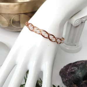 Triple Weave Bead Bracelet