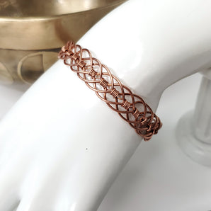 Copper wire weave bracelets