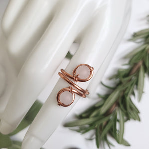 Small Bead Double Ring