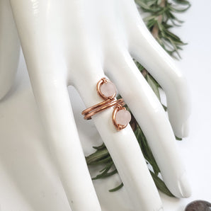 Small Bead Double Ring