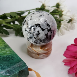 Rainbow moonstone Sphere